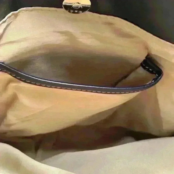 Giana Bernini Black Turnlock Glaze Handbag/Purse/Satchel/Shoulder Bag NWT! - Picture 9 of 9